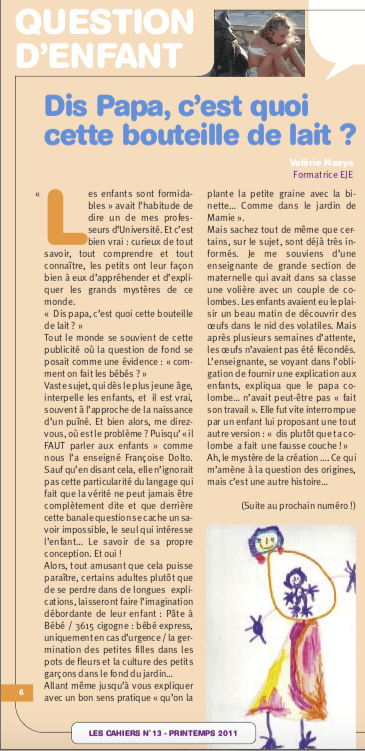 dis pap, c'est quoi cette bouteille de lait